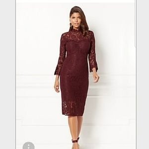 Eva Mendes Lace Dress